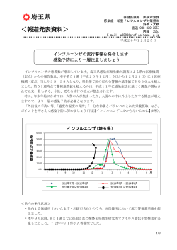 インフルエンザ流行警報[PDF：335KB]