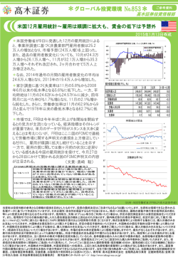 賃金の低下は予想外(2015/1/13作成)