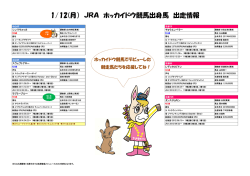 1月12日 - ホッカイドウ競馬