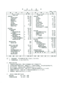 第31期 決算公告