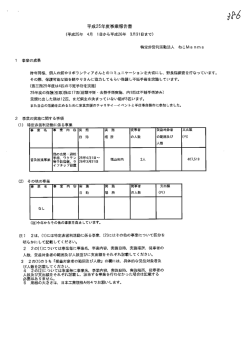 H25事業報告書等 (PDFファイル)