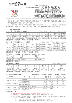 学科試全部免除者の 実 差支 書式 験 案
