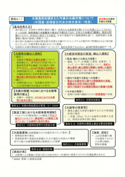 資料4-1 合同会合報告書概要版（案）（PDF形式：159KB）
