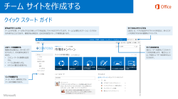 チームサイトを作成する