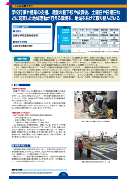 学校行事や授業の支援、児童の登下校や放課後、土曜日や日曜日な ど