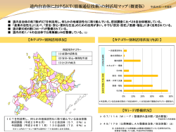 道内自治体におけるICT（情報通信技術）の利活用マップ（概要版）