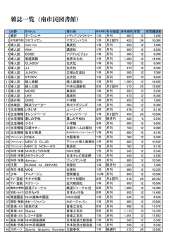 （南市民図書館） （PDF:178KB）