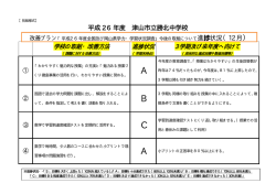 勝北中・進捗状況