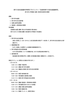 概要 - 京都大学原子炉実験所