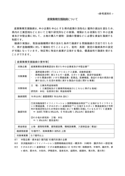産業集積支援融資について