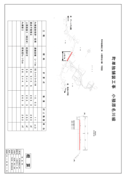 概 算 町単独舗装工事 小積原名川線