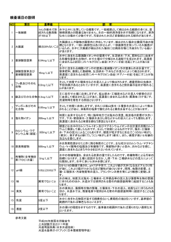 検査項目の説明（PDF：133KB）