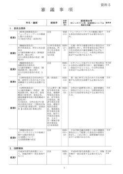 公開審議事項（PDF形式：134KB