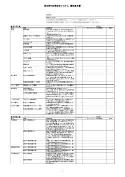 習志野市財務会計システム 機能要求書