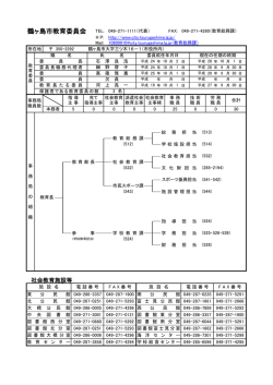 鶴ヶ島市教育委員会
