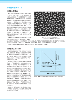 分解能を上げるには - jeol.com.au
