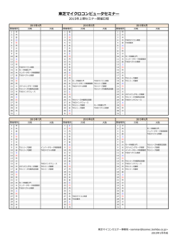 東芝マイクロコンピュータセミナー
