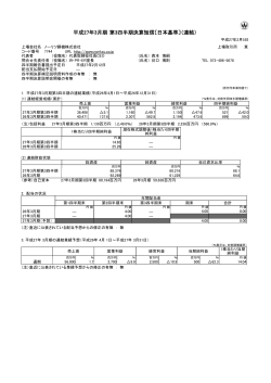 平成27年3月期 第3四半期決算短信〔日本基準〕（連結）