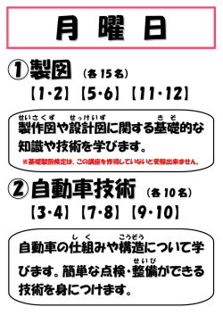 製図・自動車技術