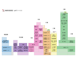 検査棟 外来棟 1棟 1棟 9棟 2棟 3棟 3棟 階層別配置図（pdfファイル）