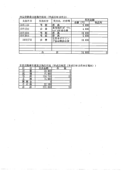 支出区分 支出先、 内容等