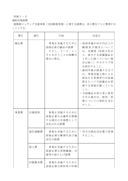 【別紙1－2】補助対象経費（PDF：97KB）