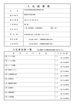 中央区伊崎地内配水管布設工事 （7kbyte）