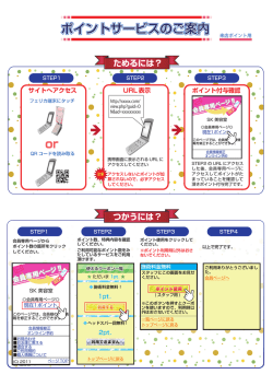 ポイントサービスのご案内