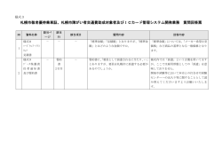 札幌市障がい者交通費助成対象者及びICカード管理システム開発業