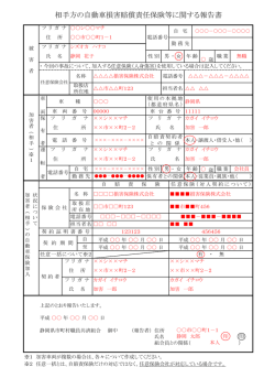 記入見本（PDF） - 静岡県市町村職員共済組合
