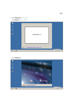 別紙（広告掲載画面イメージ）（PDF：118.9KB）