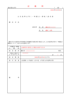 記 載 例