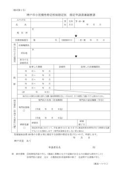 指定申請書兼経歴書（PDF形式：146KB）