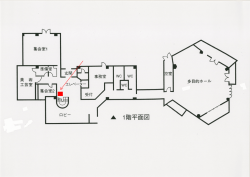 高野公民館自動販売機設置貸付スペース位置図