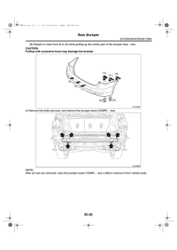 EI-43 Rear Bumper - SubaruForester.org