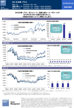 GS 日本株・プラス 2,055円 2,300円 3,610円