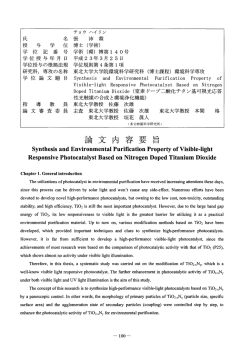 論文内容要 口