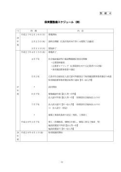 整備スケジュール例（別紙4）(PDF文書)