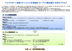 （オリンピック冬季競技）ターゲット競技選定・決定のプロセス （PDF:136KB）