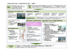 宮崎市津波防災地域づくり推進計画第1版（素案） （概要版）