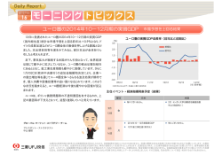 ユーロ圏の2014年10－12月期の実質GDP 市場予想を