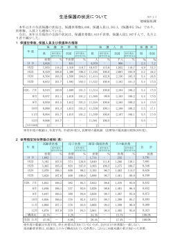 長野県内の生活保護概況（PDF：54KB）