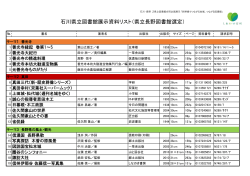 石川県立図書館展示資料リスト（県立長野図書館選定）