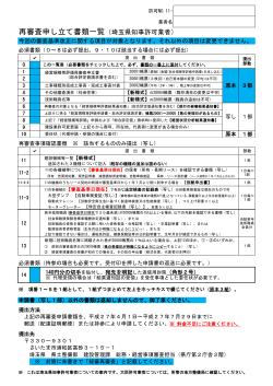 リンク・必要書類一覧（PDF：138KB）