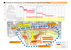 Roadmap for Revitalization of the Miyajimaguchi Area（The First