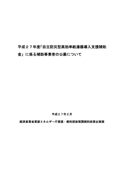 公募要領（PDF形式：173KB） - 資源エネルギー庁