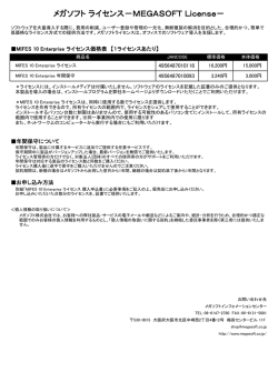 MIFES 10 Enterprise_購入申込書