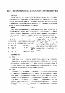 極めて少ない。 また、 作業性の理由からわら類が持ち出されるか~ 焼却
