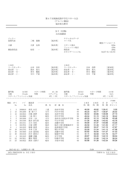 女子GSL - Biglobe