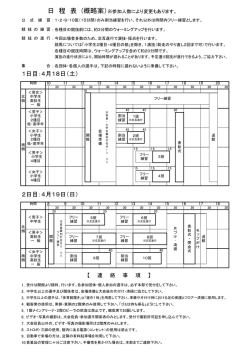 日程の予定 - CIMS.jp